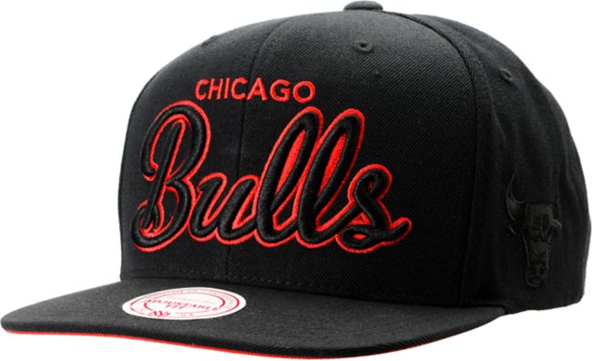 NBA Mitchell and Ness Chicago Bulls Blacked Out Snapback Hat