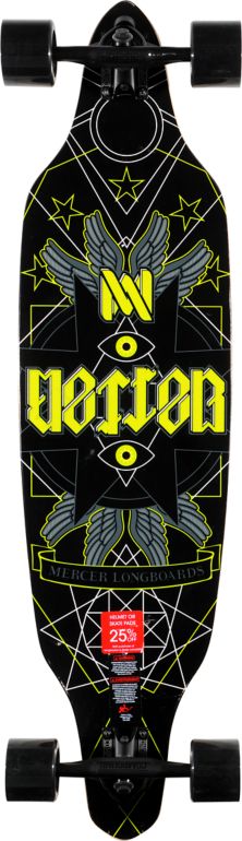Mercer Pendulum 39 Drop Through Longboard Complete