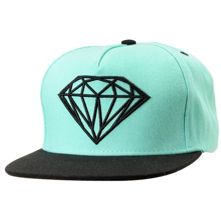 Diamond Supply Brilliant Mint & Black Snapback Hat