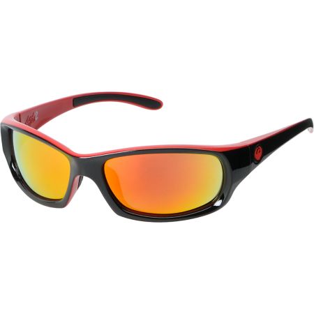 Dragon Chrome 2 Jet Black & Red Ion Sunglasses