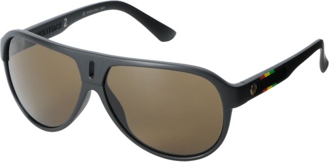 Dragon Experience 2 Matte Black & Rasta Sunglasses