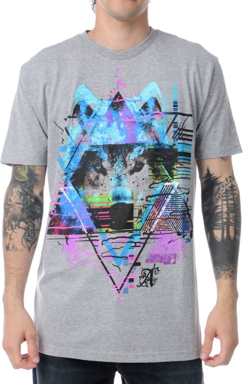 A-Lab Cyberwolf Grey Tee Shirt