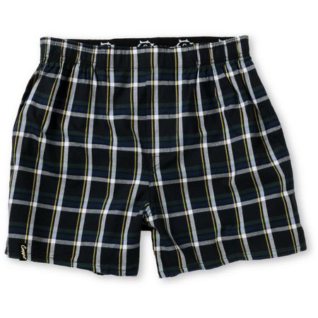 Empyre Night Watch Black Plaid Boxers