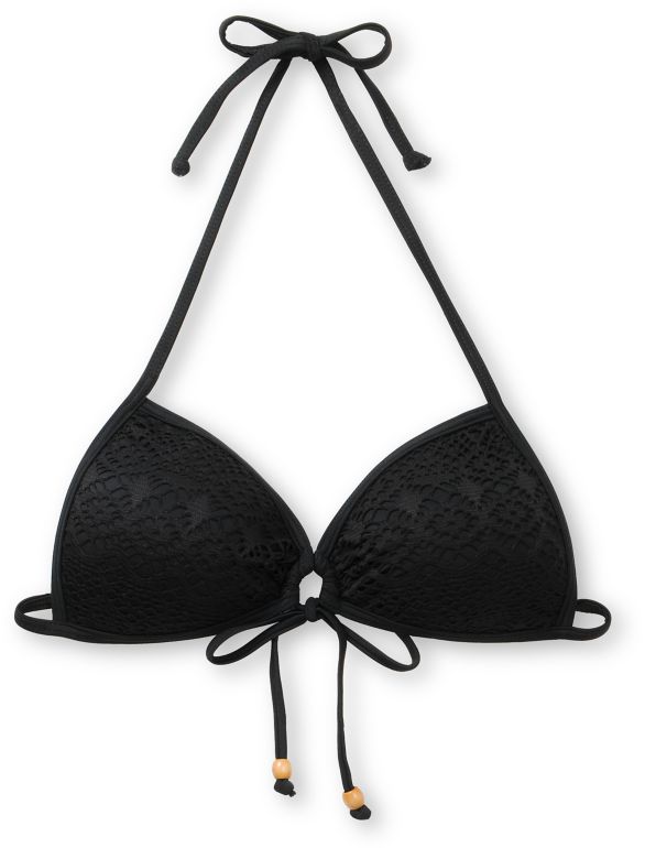 Reef Easy Breezy Crochet Black Molded Bikini Top