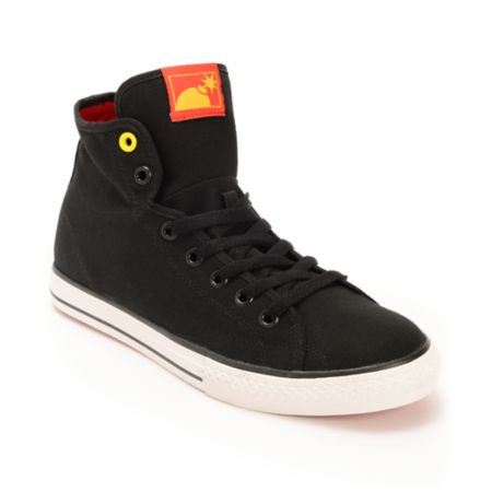 The Hundreds Valenzuela High Black Canvas Shoe