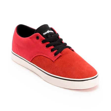 The Hundreds Johnson Low Red Canvas Shoe