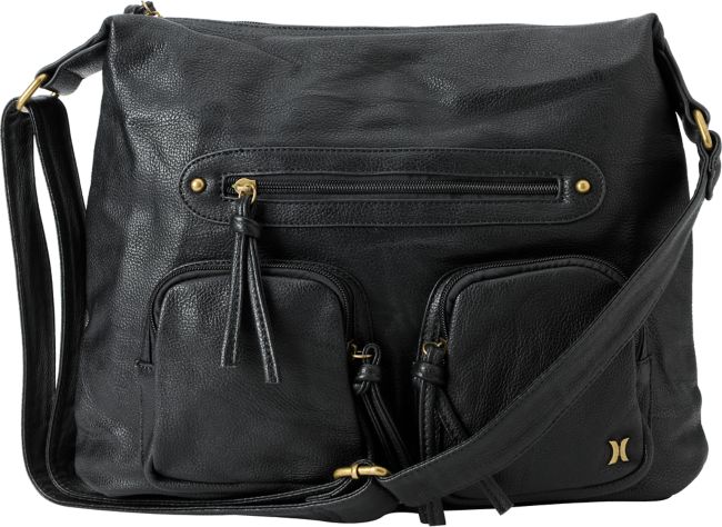 Hurley Girls Prism Black Hobo Bag