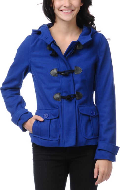 Empyre Girls Zenith Princess Blue Toggle Peacoat