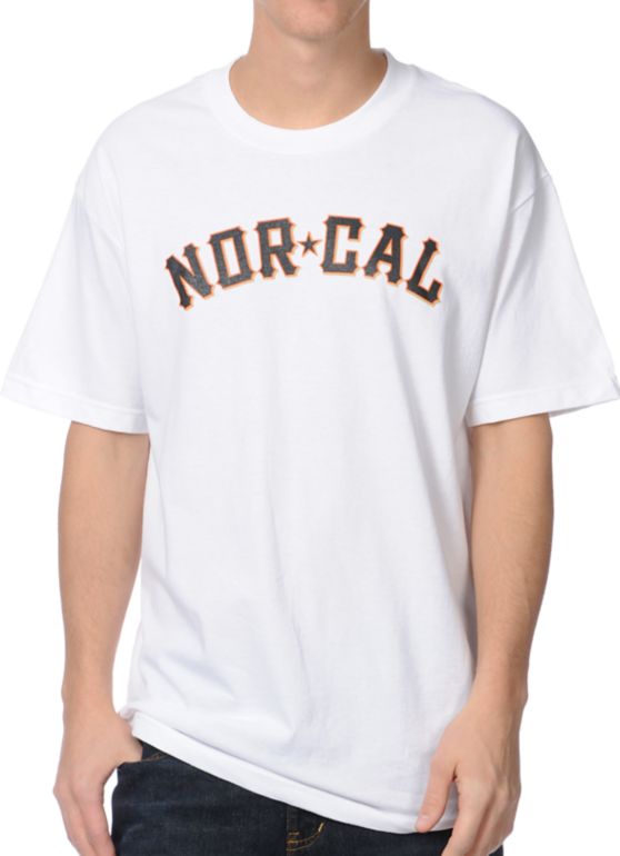 Nor Cal Goliath White Tee Shirt
