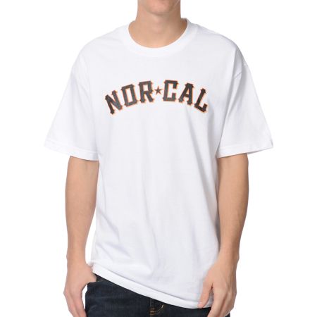 Nor Cal Goliath White Tee Shirt