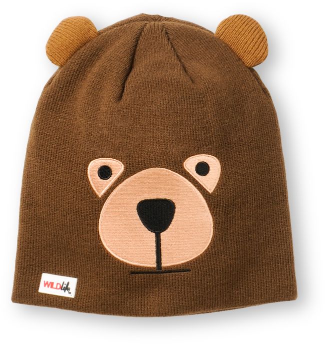 Elm Wildlife Bear Brown Beanie