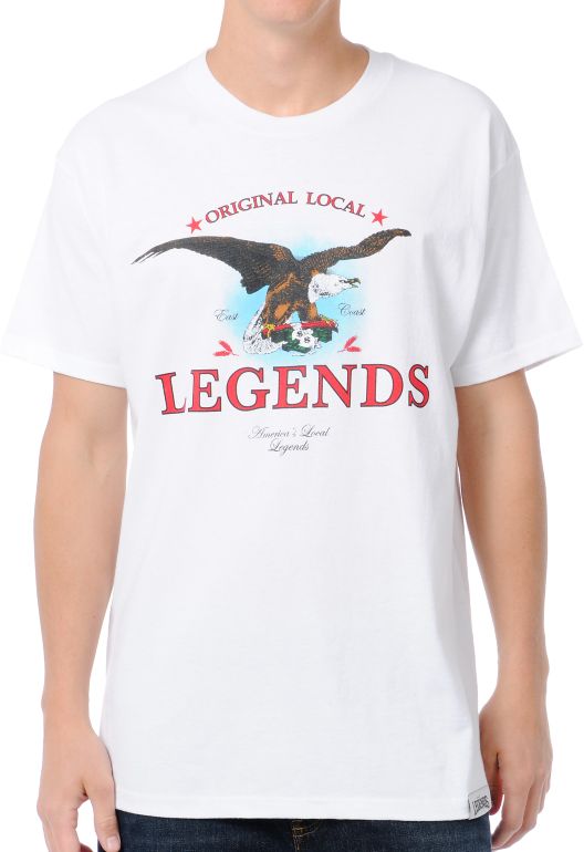 Local Legends Original Local White Tee Shirt