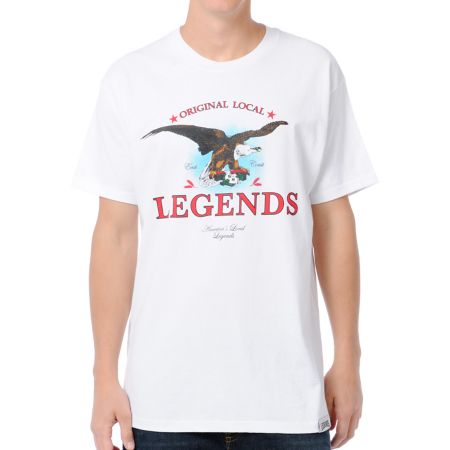 Local Legends Original Local White Tee Shirt