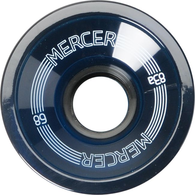 Mercer 68mm Blue 83a Longboard Wheels
