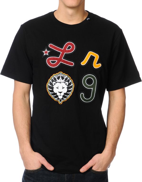 LRG Iron Irie Lion Black Tee Shirt