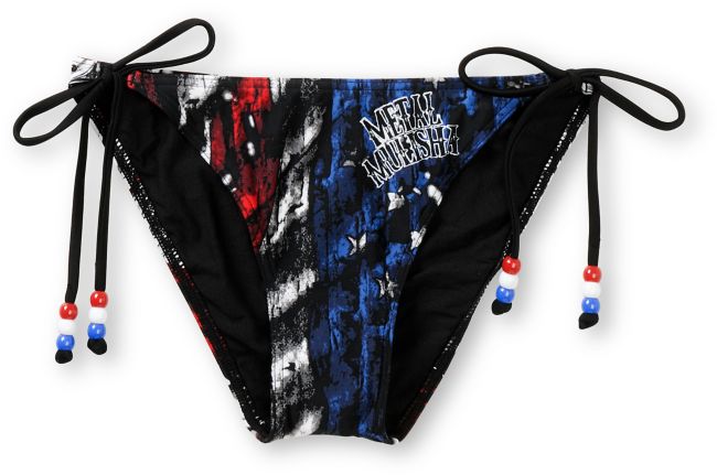Metal Mulisha Eagle Dare Side Tie Bikini Bottom