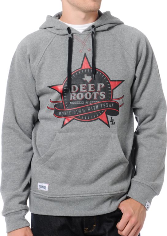 Local Legends Deep Roots Heather Grey Pullover Hoodie