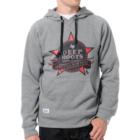 Local Legends Deep Roots Heather Grey Pullover Hoodie