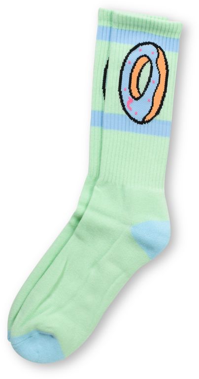 Odd Future Donut Mint Green Crew Socks
