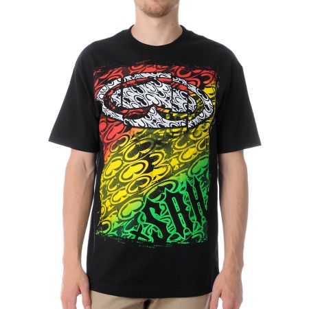 SRH Win Rasta Black Tee Shirt