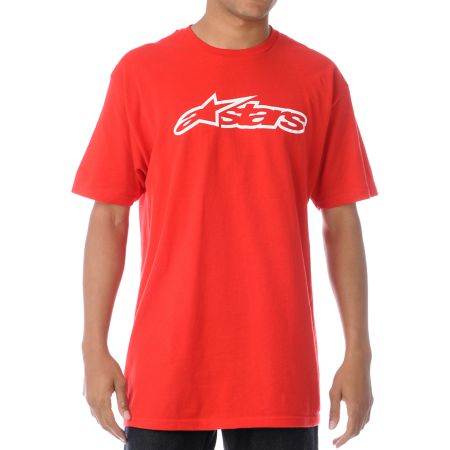 Alpinestars Blaze Red Tee Shirt