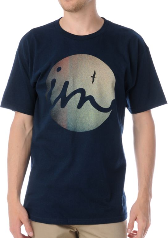 Imperial Motion Ringer Flight Navy Tee Shirt