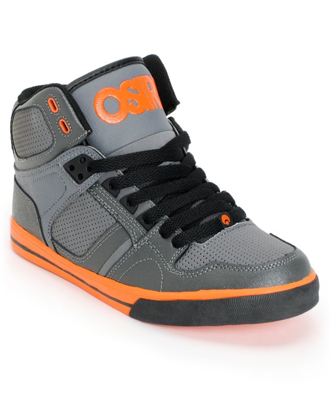 Osiris Kids NYC 83 Grey & Orange Skate Shoe