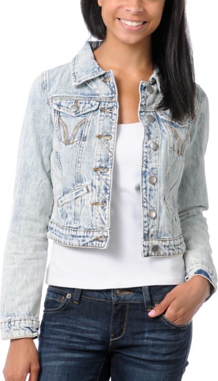 Thread and Supply Acid Wash Vintage Jean Jacket