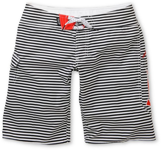 Volcom Girls Foster Gals 11" Stripe Board Shorts