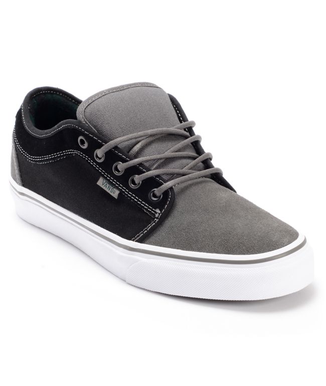 Vans Chukka Low Charcoal & Black Skate Shoe