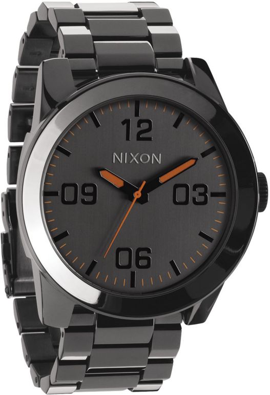 Nixon Corporal SS Steel Grey Analog Watch
