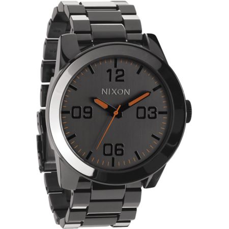 Nixon Corporal SS Steel Grey Analog Watch