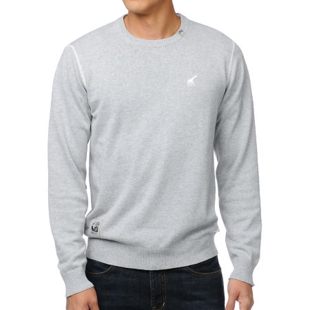 LRG CC Ash Heather Grey Crew Neck Sweater