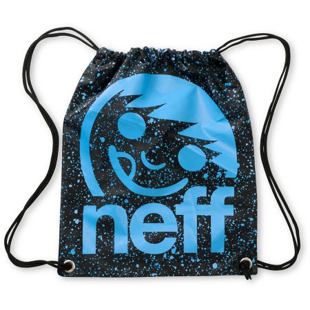 Neff Corpo Black& Speckle Blue Drawstring Bag