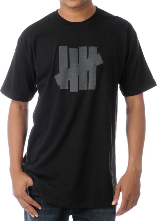 Undefeated 5 Strike Black Tee Shirt