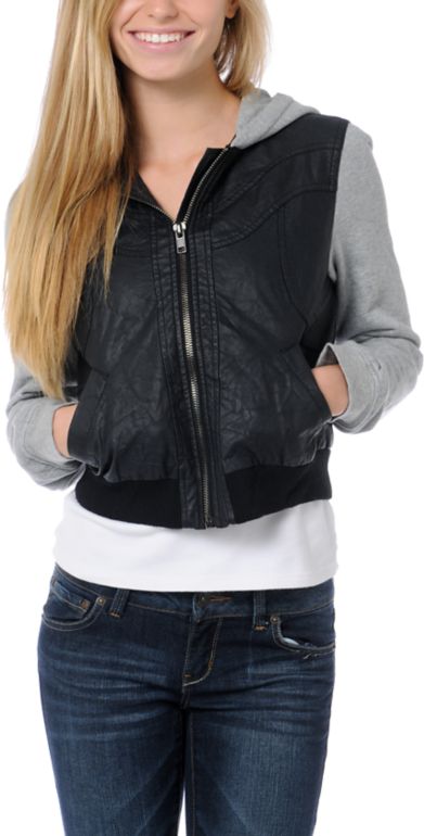Lost Forest Black Crinkle Jacket
