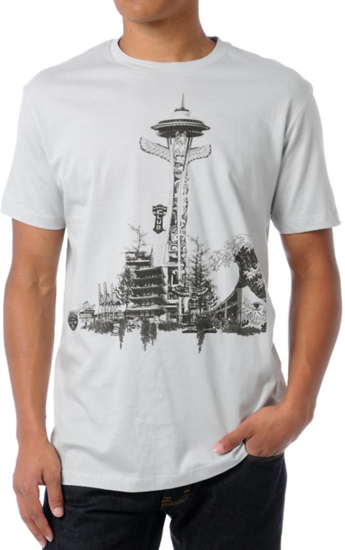 Spacecraft Space Totem Silver Tee Shirt