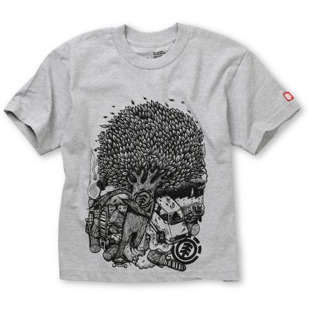 Element Boys Break Grey Tee Shirt