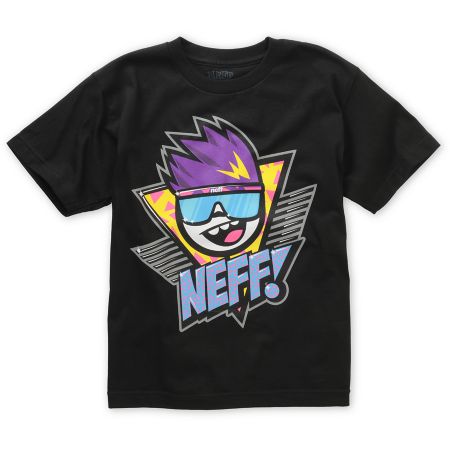 Neff Boys Retro Black Tee Shirt