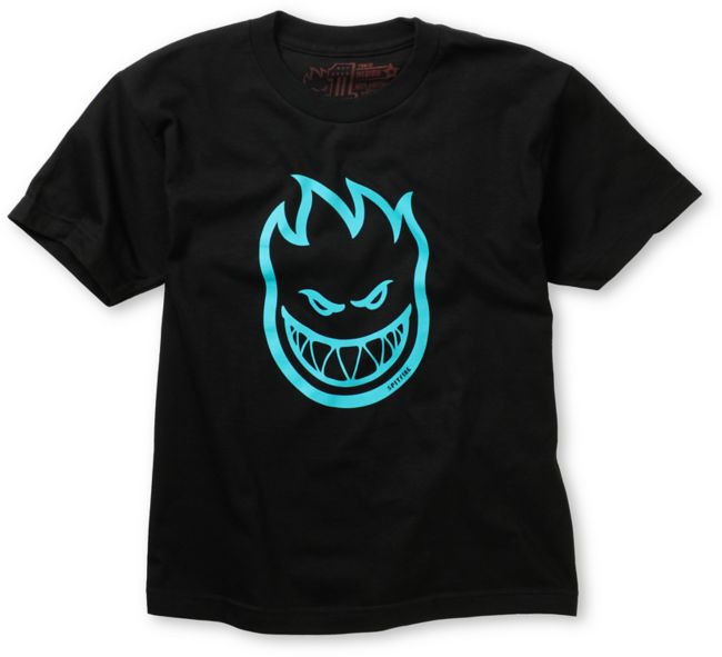 Spitfire Boys Bighead Black Tee Shirt