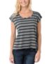 Lunachix Black Lace Back Tee Shirt