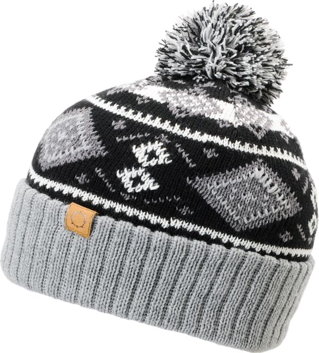Empyre Voyager Pom Grey & Black Beanie