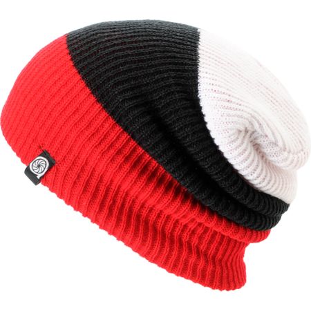 Aperture Ernesto Red & Black Beanie