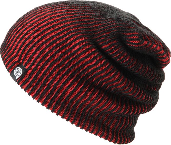 Aperture Avenue Red & Black Beanie
