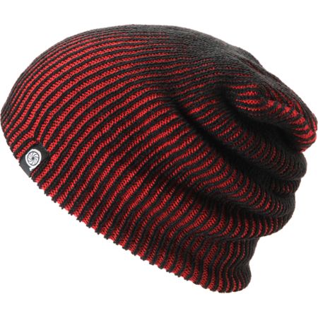 Aperture Avenue Red & Black Beanie