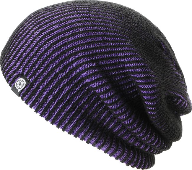 Aperture Avenue Purple & Black Beanie