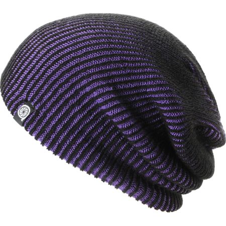Aperture Avenue Purple & Black Beanie