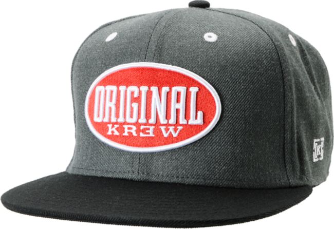 KR3W Blunt Charcoal Snapback Hat