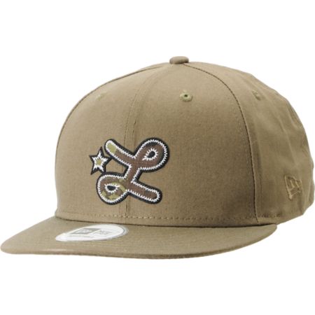 LRG Camo L Army Green Snapback Hat