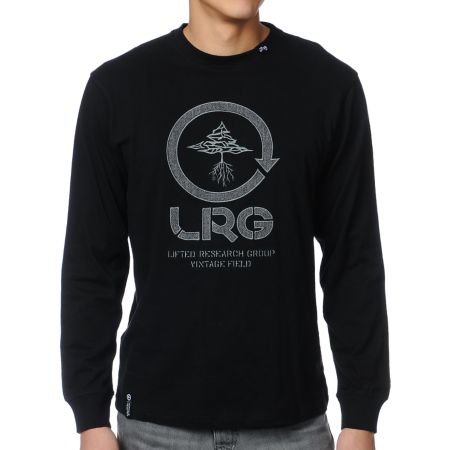 LRG Vintage Field Black Long Sleeve Shirt